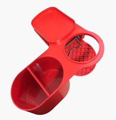 SOPORTE DE ABRAZADERA DE MESA ROJO PARA ACCESORIOS